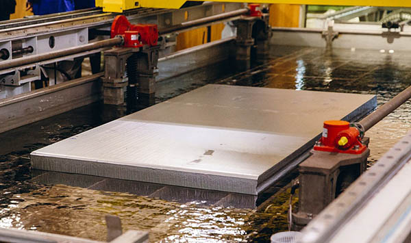 TiAlloy titanium cutting blank preparation and cut to length processing