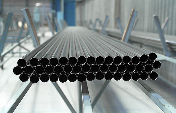 Titanium strip forming and welded tube manufacturing line