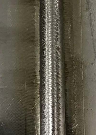 Grade 2 titanium GTAW TIG welding detail with inert shielding