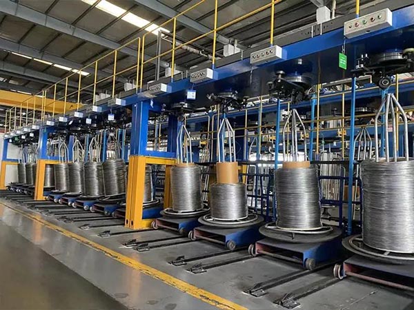 Titanium wire multi pass drawing process in precision wire manufacturing