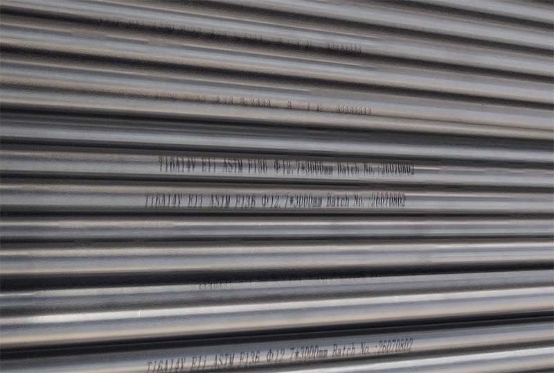 Grade 23 titanium product marking heat lot and specification identification