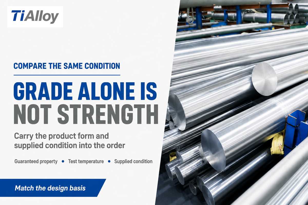 Stainless bar orders need the correct design basis, guaranteed property, test temperature and supplied condition.