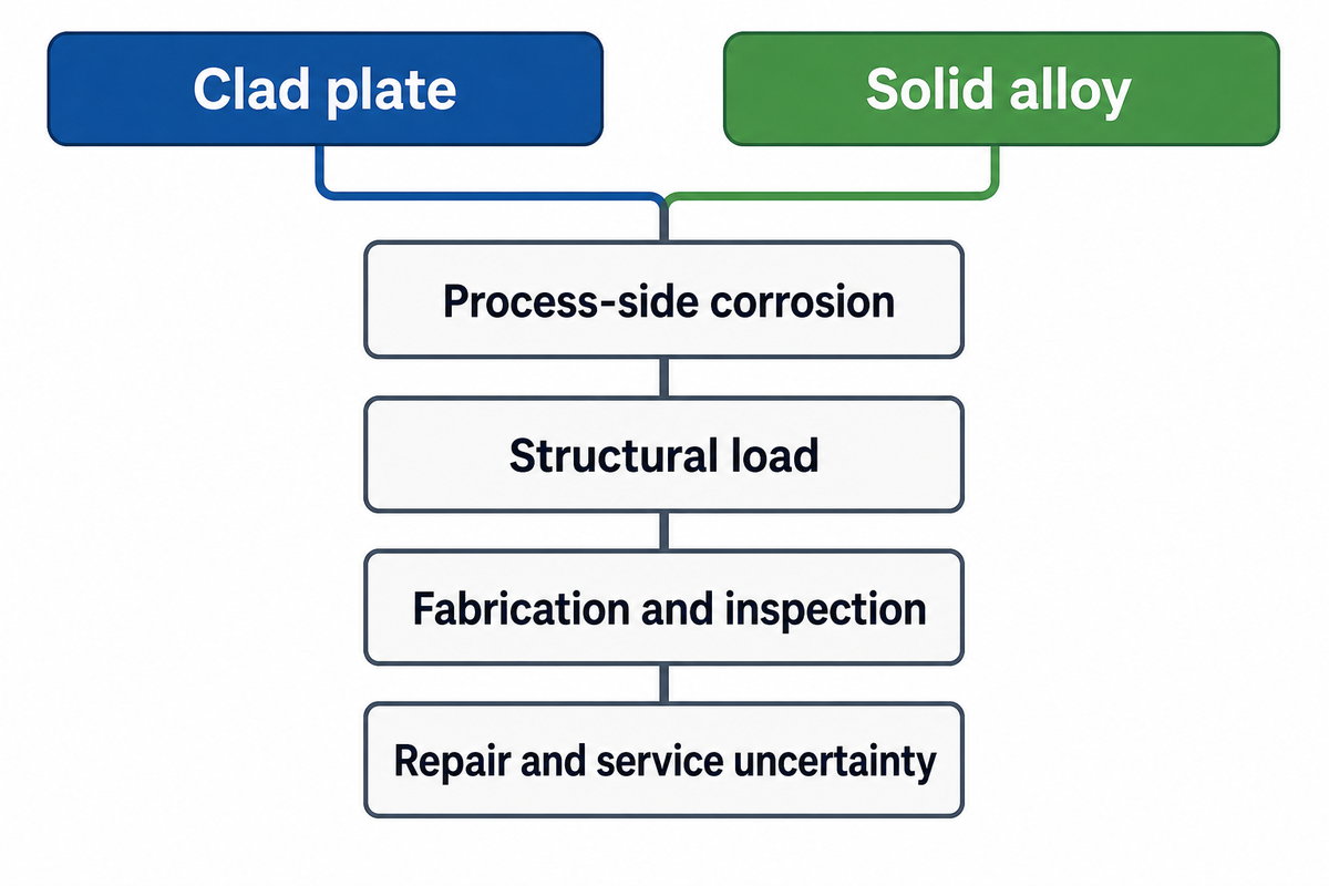 When Does Clad Plate Beat Solid Alloy? — TiAlloy