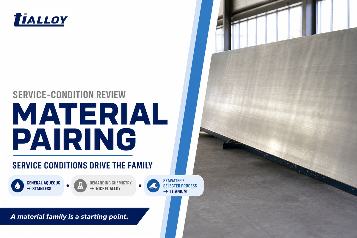 Material Pairing by Service Condition and Application — TiAlloy