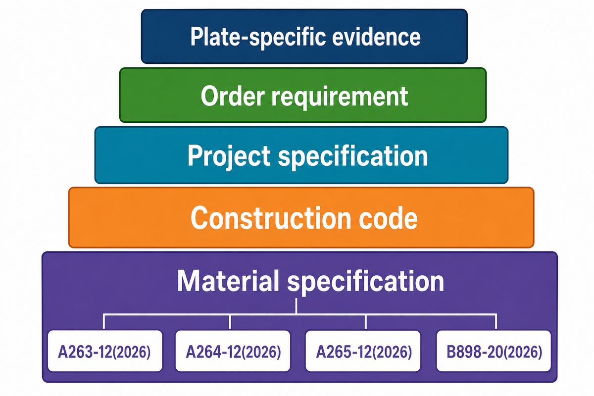 Standards and Tests: An Evidence Hierarchy — TiAlloy