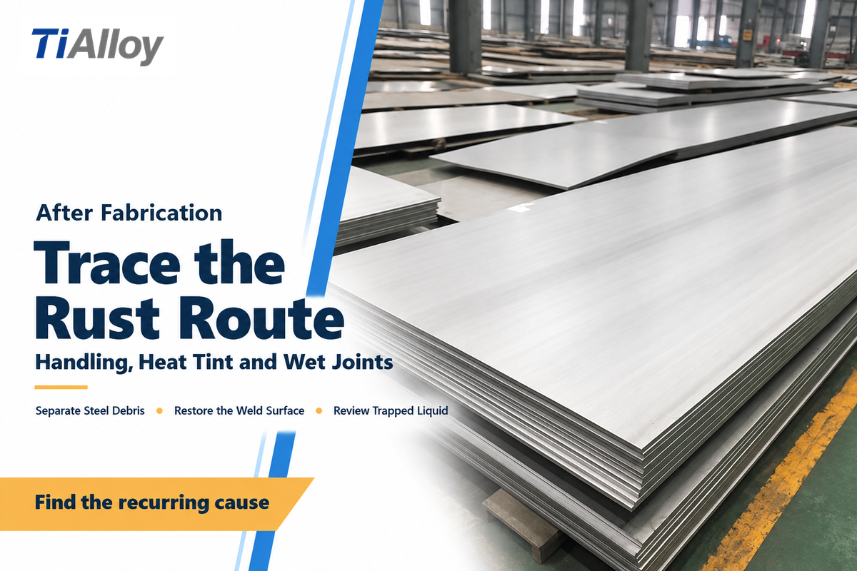 Why rust returns after fabrication or welding — TiAlloy