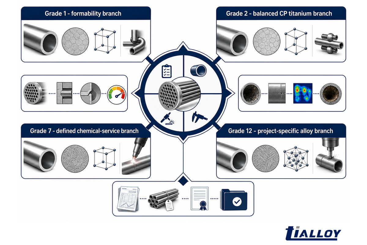 Choosing Grade 1, Grade 2, Grade 7, or Grade 12 — TiAlloy