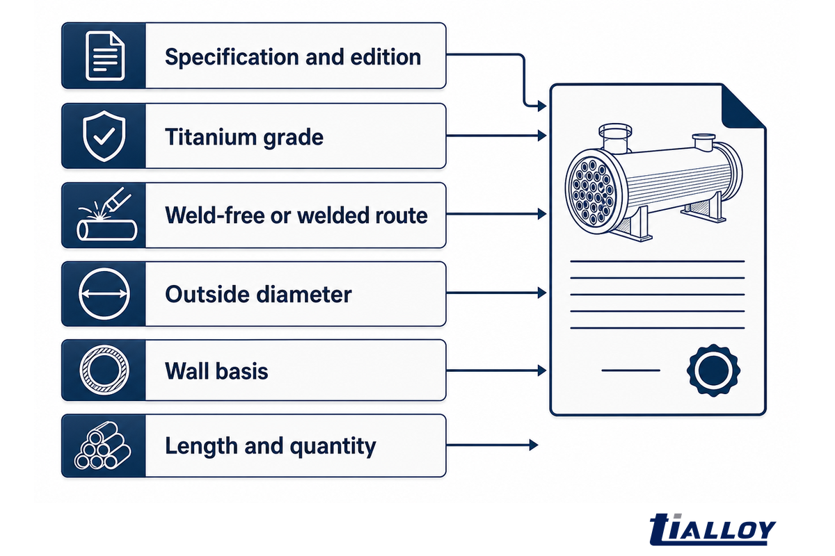 How to Write a Titanium Tube Order Basis — TiAlloy