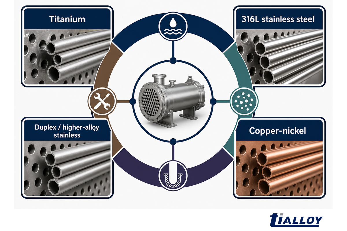 Titanium vs Stainless Steel vs Copper-Nickel: Compare the Service, Not the Brochure — TiAlloy